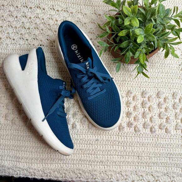 KIZIK Men's Size 8 Women's 10 Roamer Hands Free Knit Sneaker Shoes Tidepool Blue - Picture 6 of 16